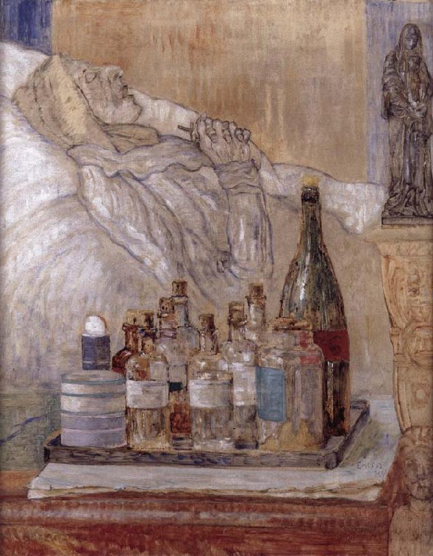 My Dead mother, James Ensor